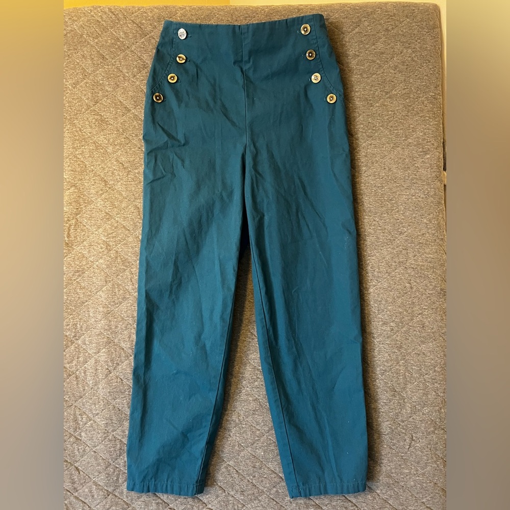 Black History Month Target pants with buttons on side pull up size small